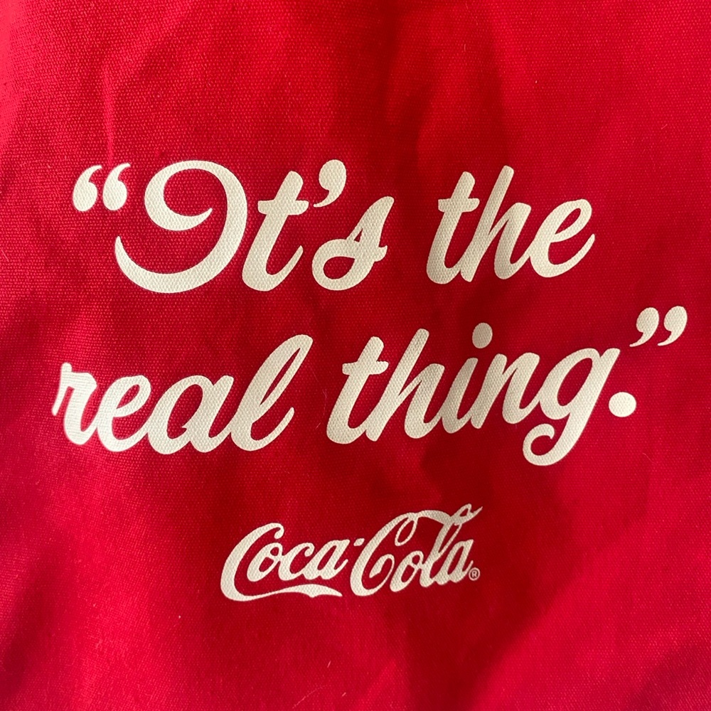 Coca Cola Classic Red Canvas Tote - Picture 2 of 4